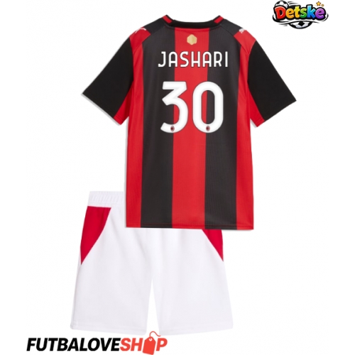 Dres AC Milan Ardon Jashari #30 Domáci pre deti 2026-27 Krátky Rukáv (+ trenírky)